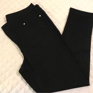 Chico so slimming black ponte pants size 3 Tall